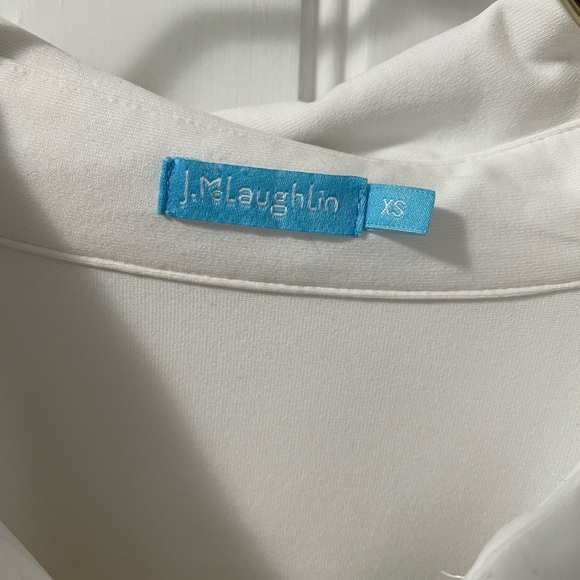 J. McLaughlin Classic White Button-Down Shirt - Picture 3 of 9